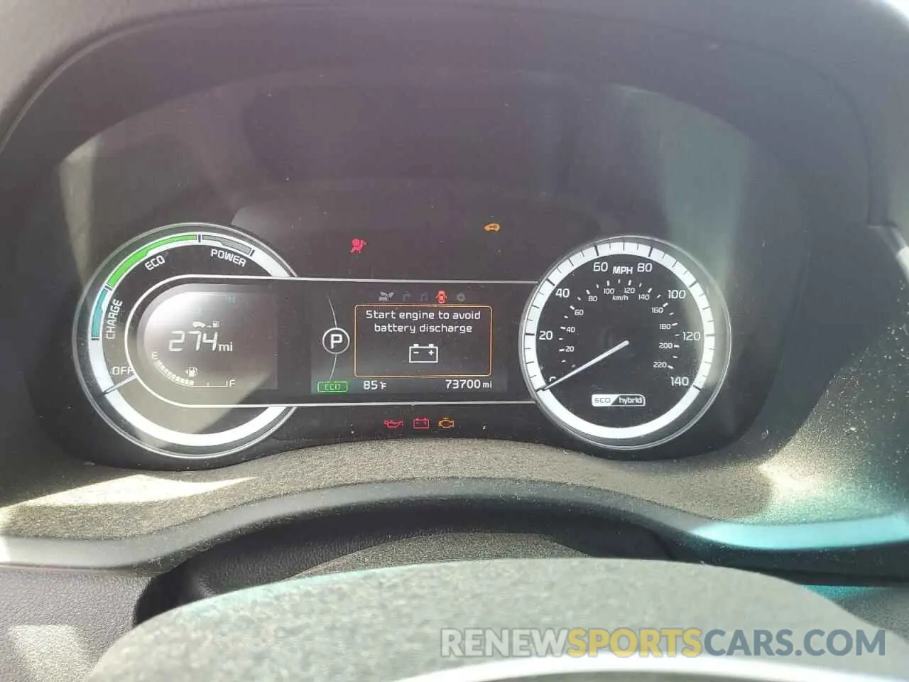 9 Photograph of a damaged car KNDCC3LC7K5253950 KIA NIRO 2019