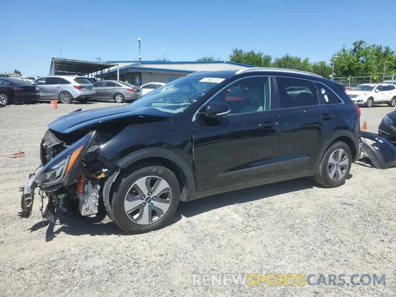 1 Photograph of a damaged car KNDCC3LD2K5251659 KIA NIRO 2019