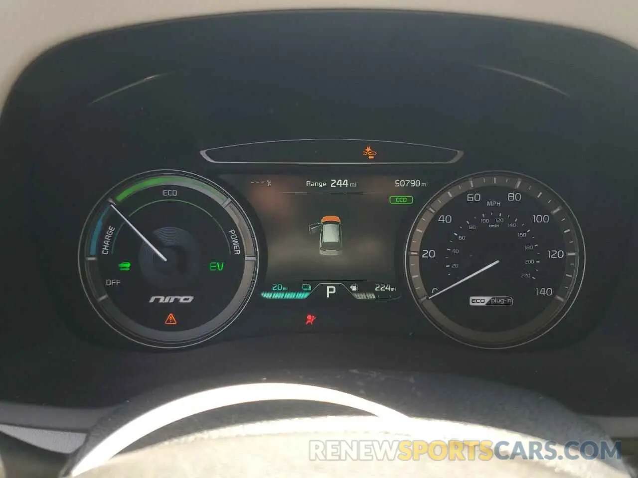 9 Photograph of a damaged car KNDCC3LD2K5251659 KIA NIRO 2019