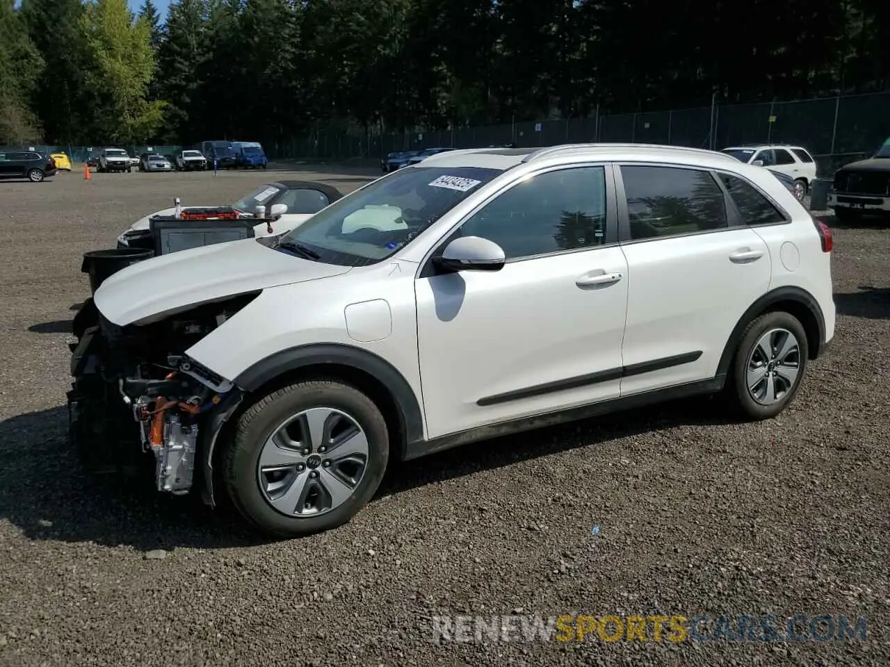 1 Photograph of a damaged car KNDCC3LD2K5273936 KIA NIRO 2019