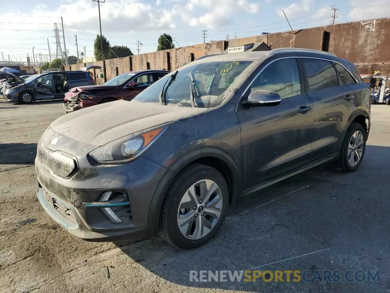 1 Photograph of a damaged car KNDCC3LG6K5009922 KIA NIRO 2019