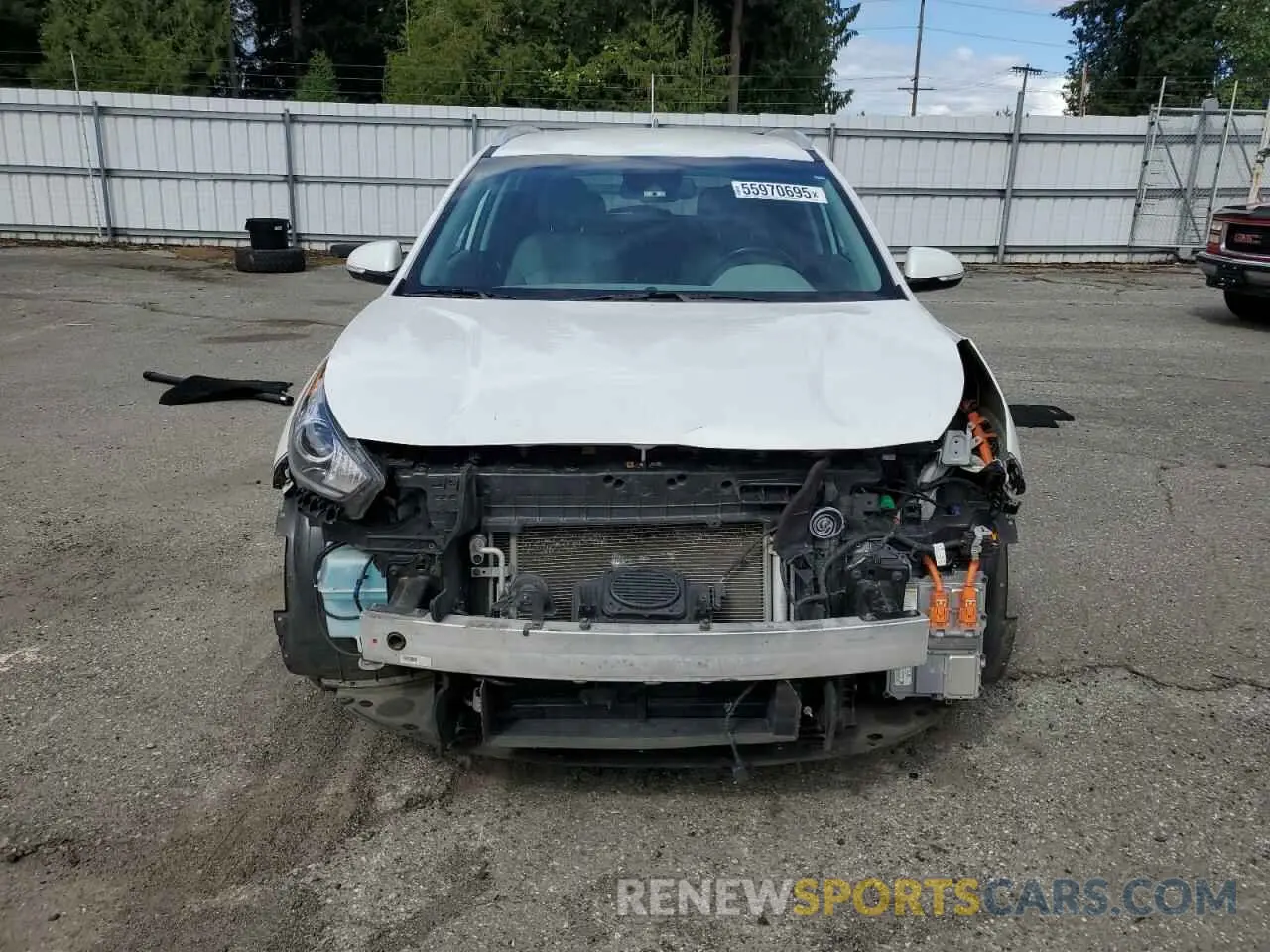 5 Photograph of a damaged car KNDCD3LD4K5234410 KIA NIRO 2019