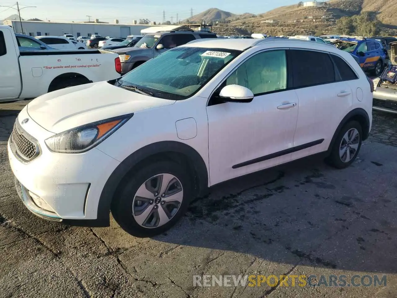 1 Photograph of a damaged car KNDCD3LD6K5331852 KIA NIRO 2019