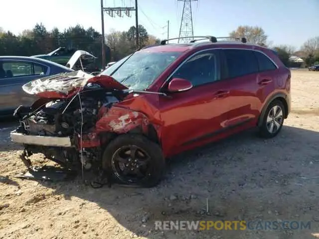 1 Photograph of a damaged car KNDCE3LC0K5234392 KIA NIRO 2019