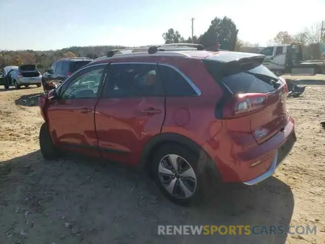 2 Photograph of a damaged car KNDCE3LC0K5234392 KIA NIRO 2019