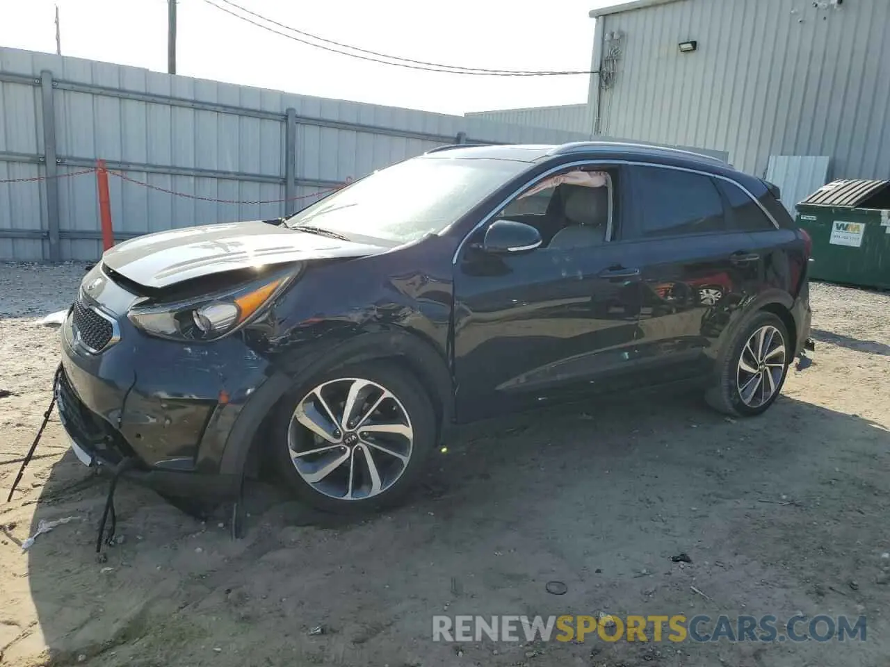 1 Photograph of a damaged car KNDCE3LC3K5222284 KIA NIRO 2019