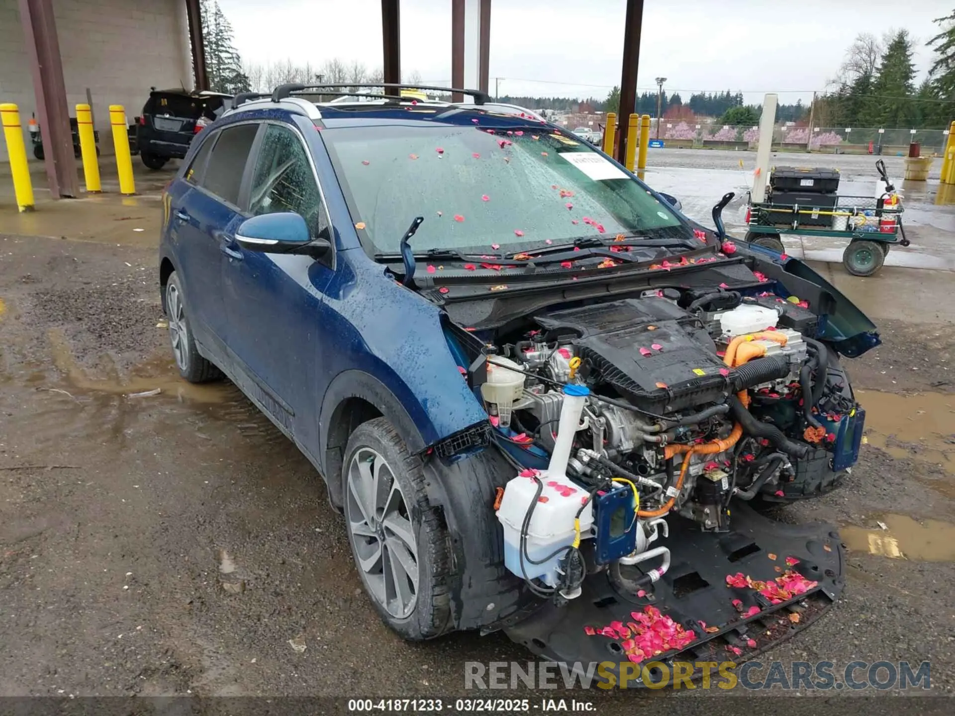 1 Photograph of a damaged car KNDCE3LC7K5351502 KIA NIRO 2019