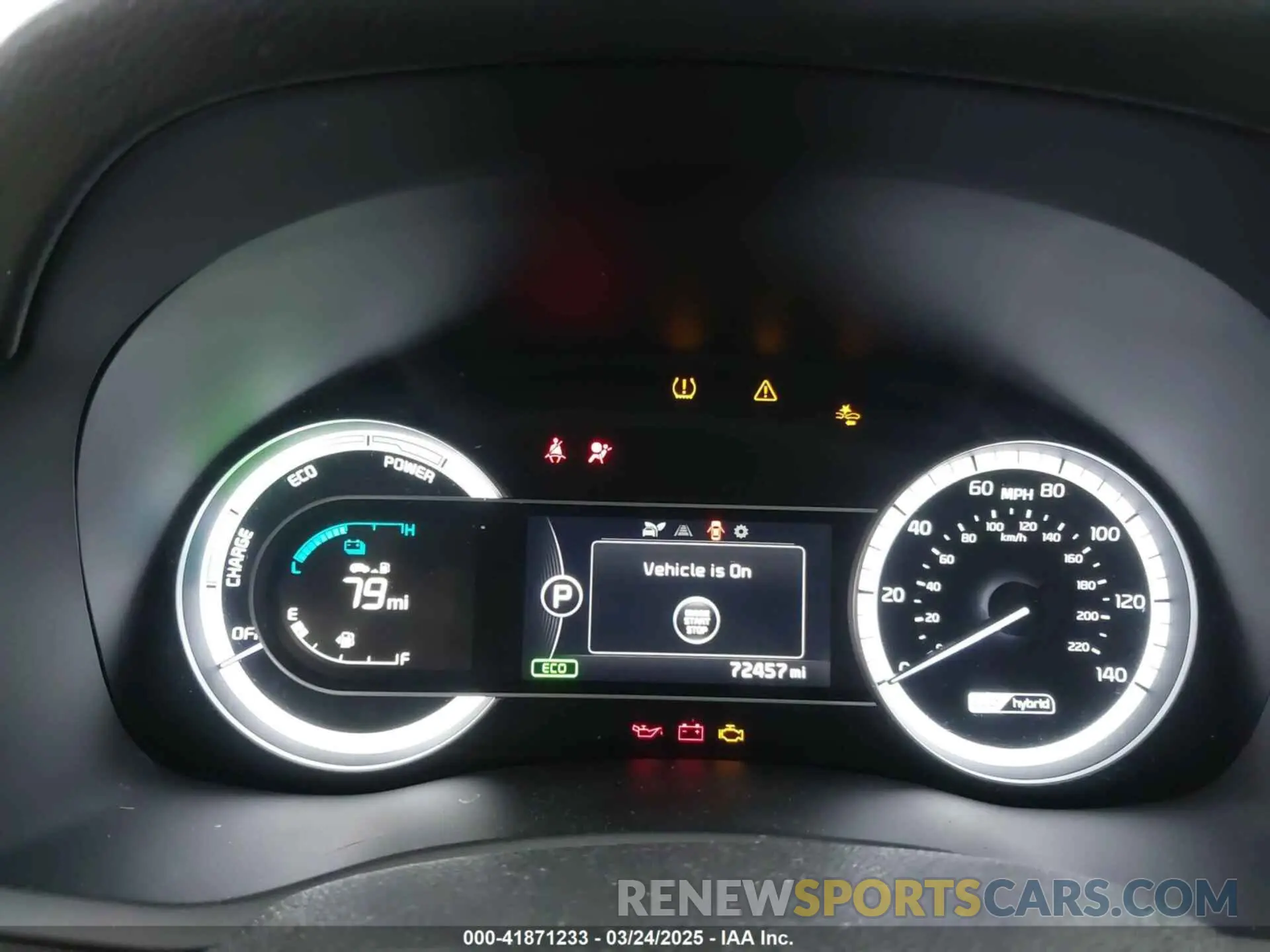 7 Photograph of a damaged car KNDCE3LC7K5351502 KIA NIRO 2019