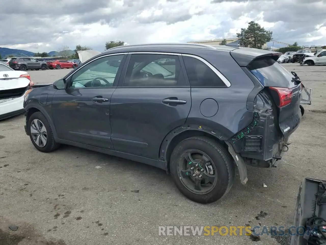 2 Photograph of a damaged car KNDCM3LD6K5316011 KIA NIRO 2019