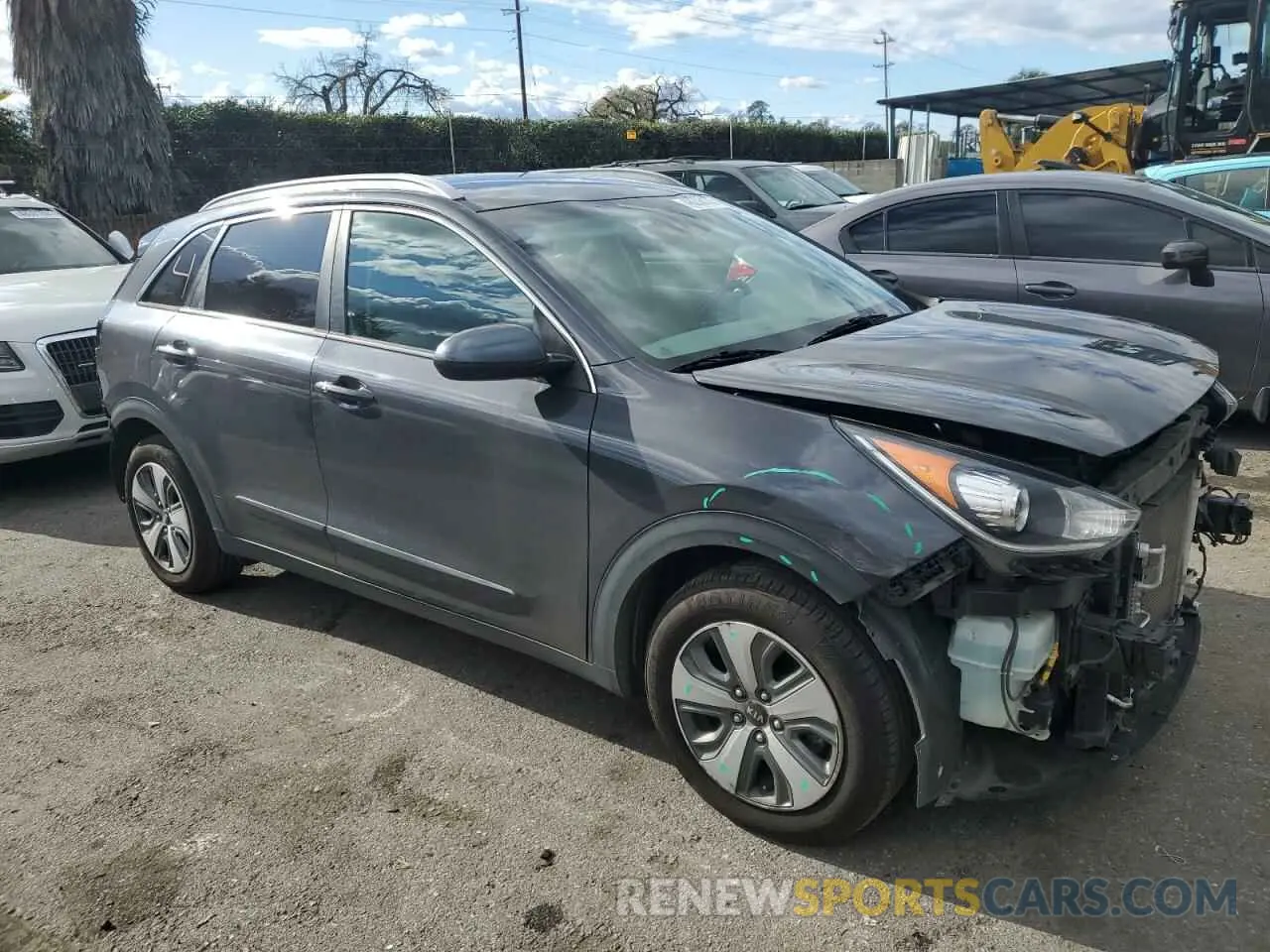 4 Photograph of a damaged car KNDCM3LD6K5316011 KIA NIRO 2019