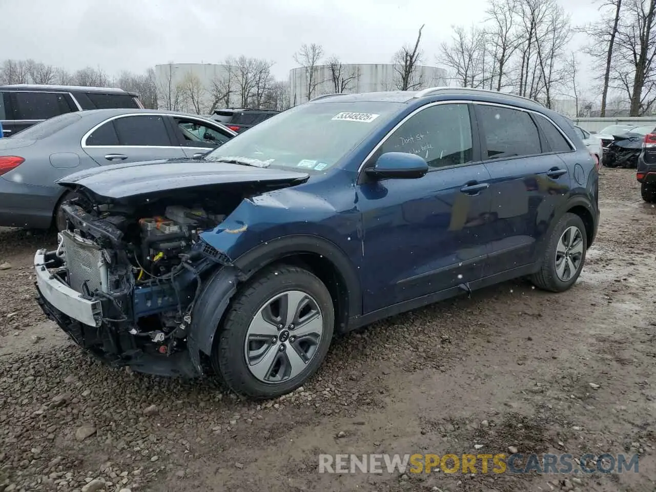 1 Photograph of a damaged car KNDCB3LC0L5421612 KIA NIRO 2020