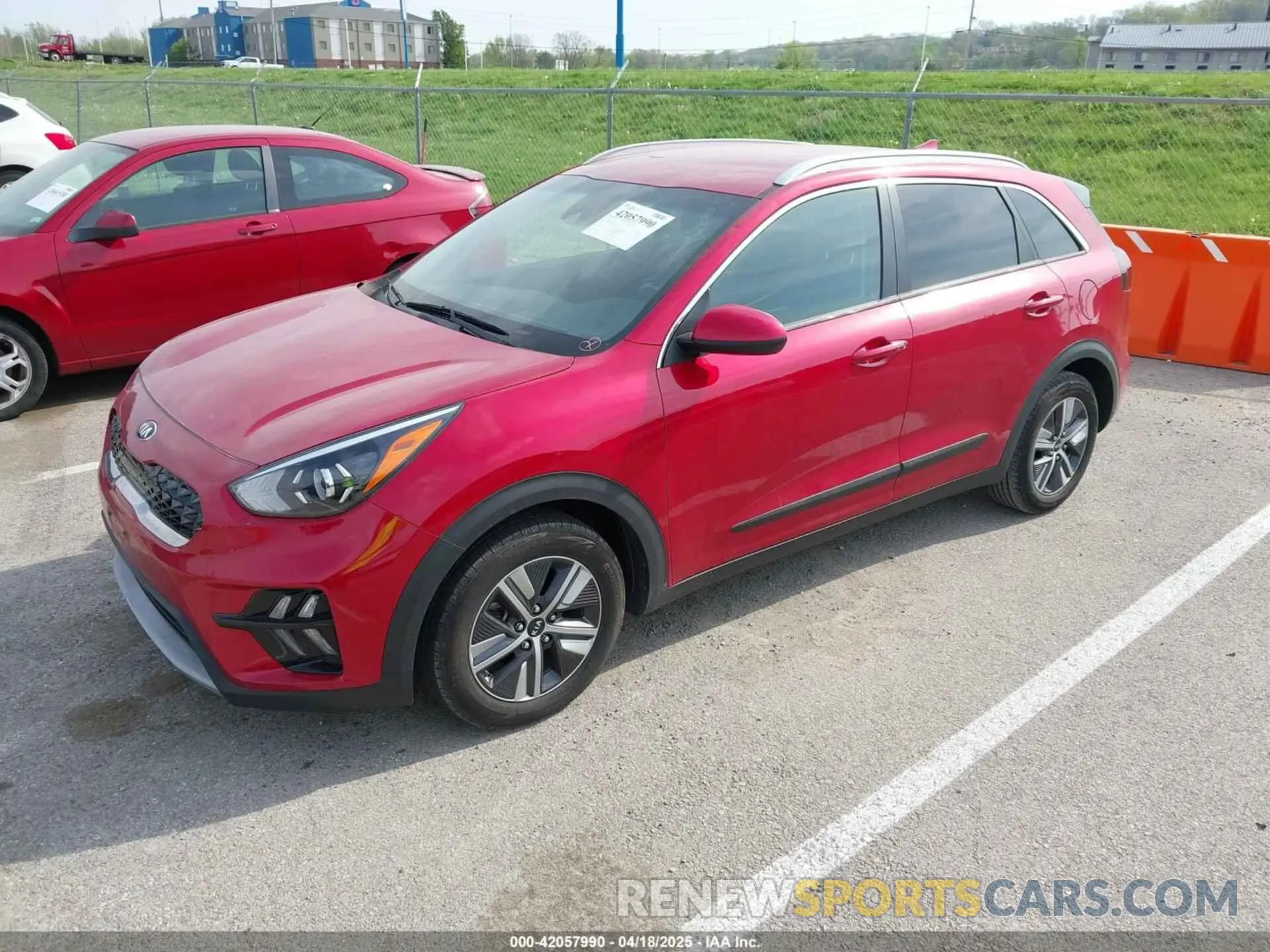2 Photograph of a damaged car KNDCB3LC2L5420378 KIA NIRO 2020