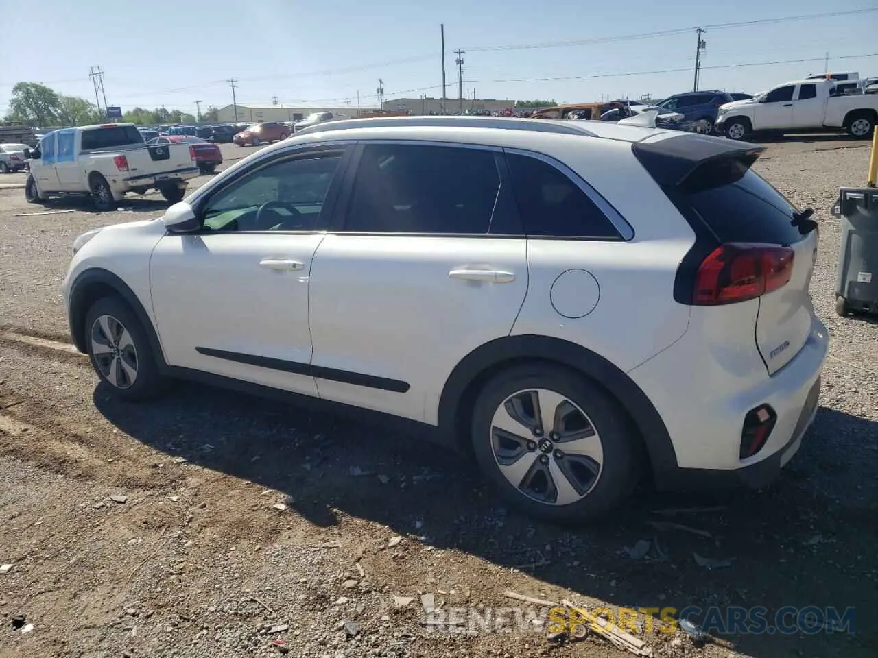 2 Photograph of a damaged car KNDCB3LC3L5369621 KIA NIRO 2020