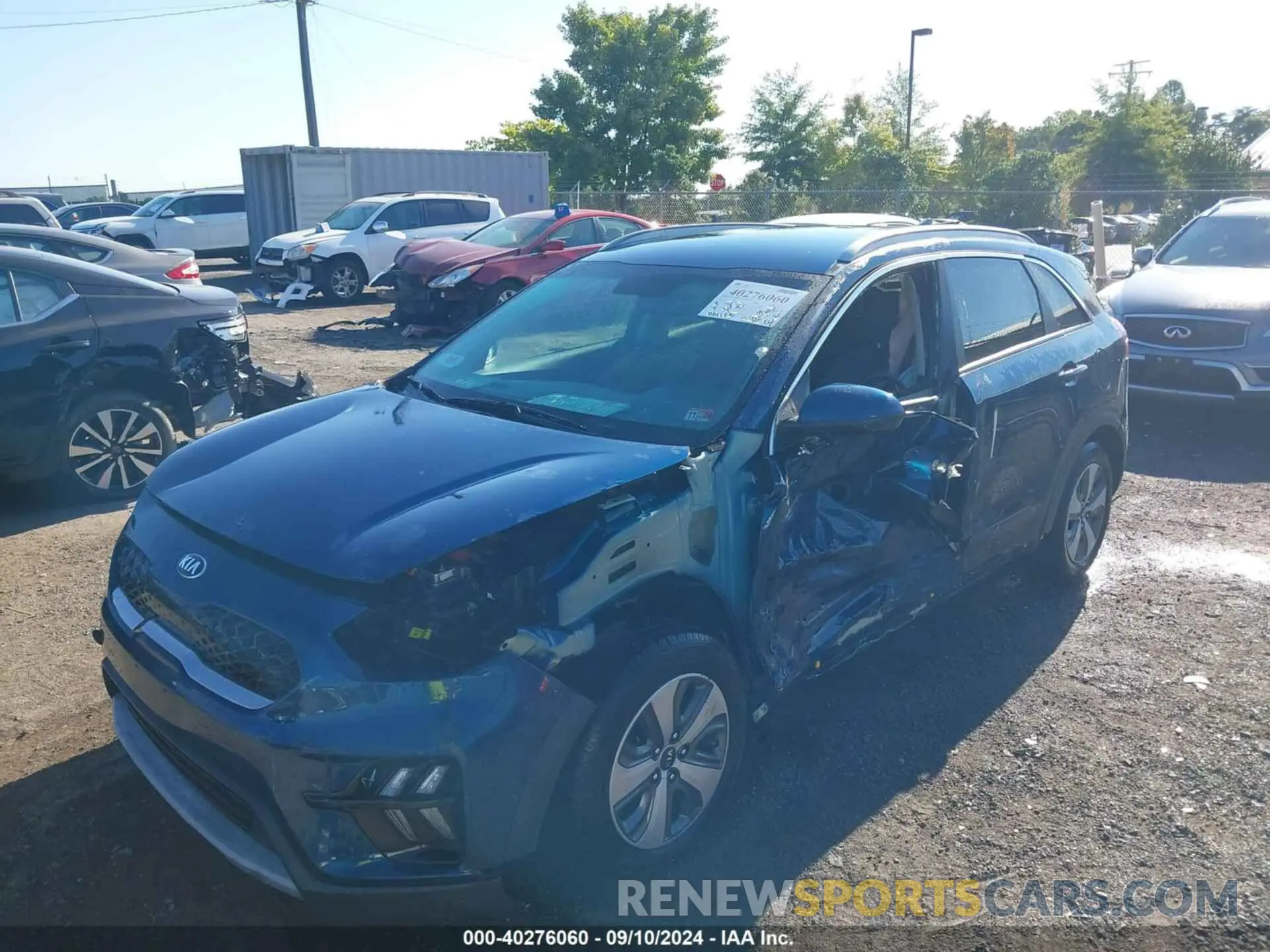 2 Photograph of a damaged car KNDCB3LC3L5440171 KIA NIRO 2020