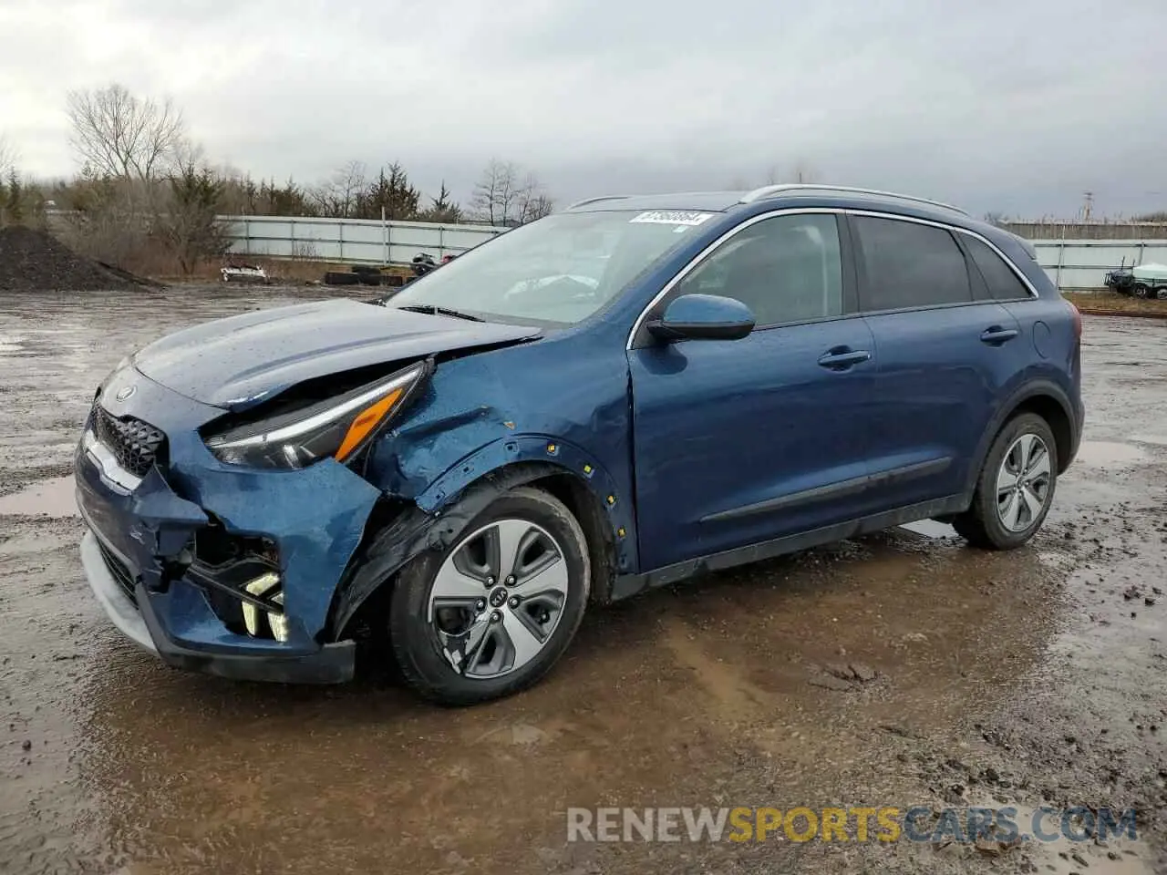 1 Photograph of a damaged car KNDCB3LC4L5448019 KIA NIRO 2020