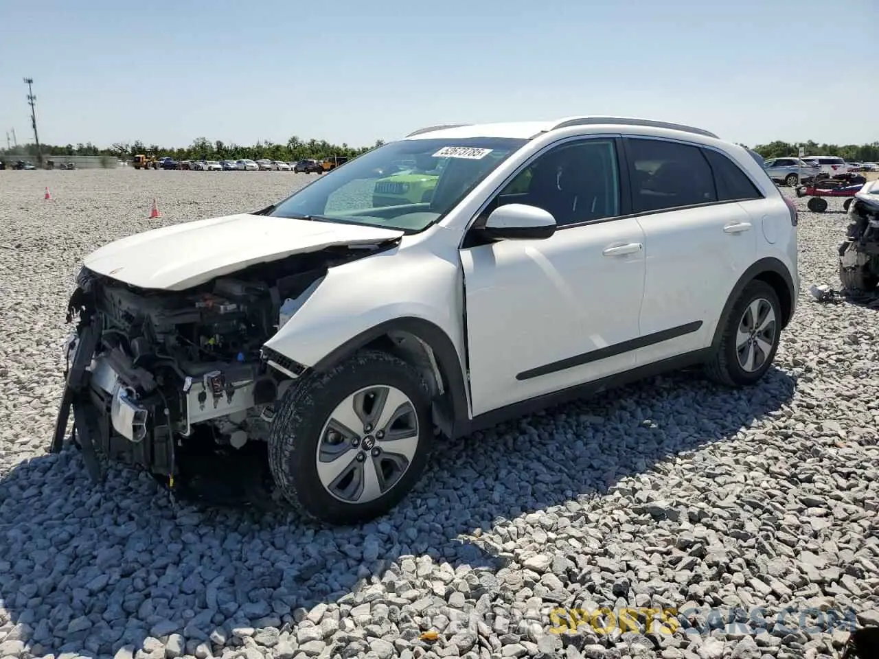 1 Photograph of a damaged car KNDCB3LC5L5362167 KIA NIRO 2020