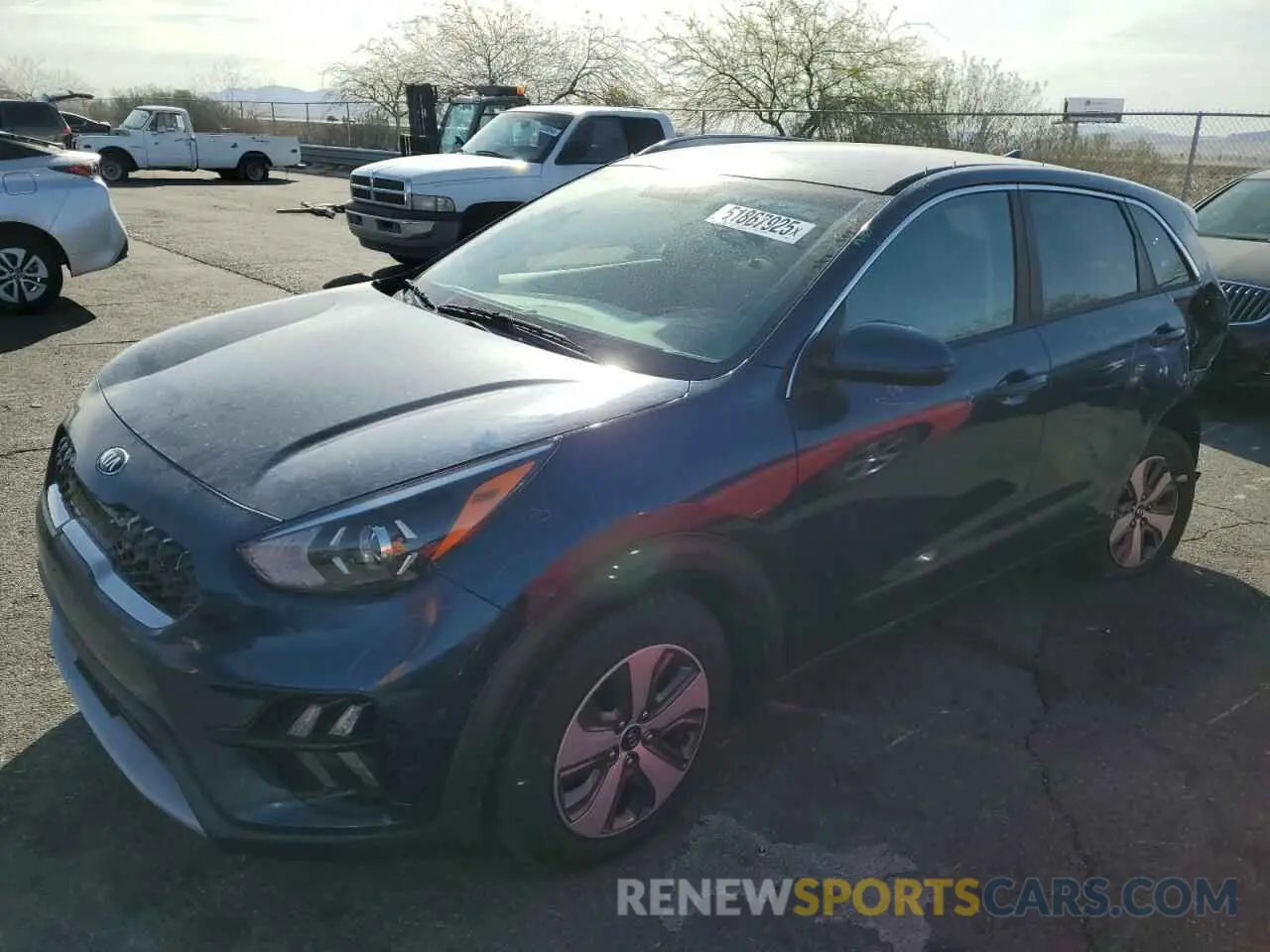 1 Photograph of a damaged car KNDCB3LC7L5394568 KIA NIRO 2020