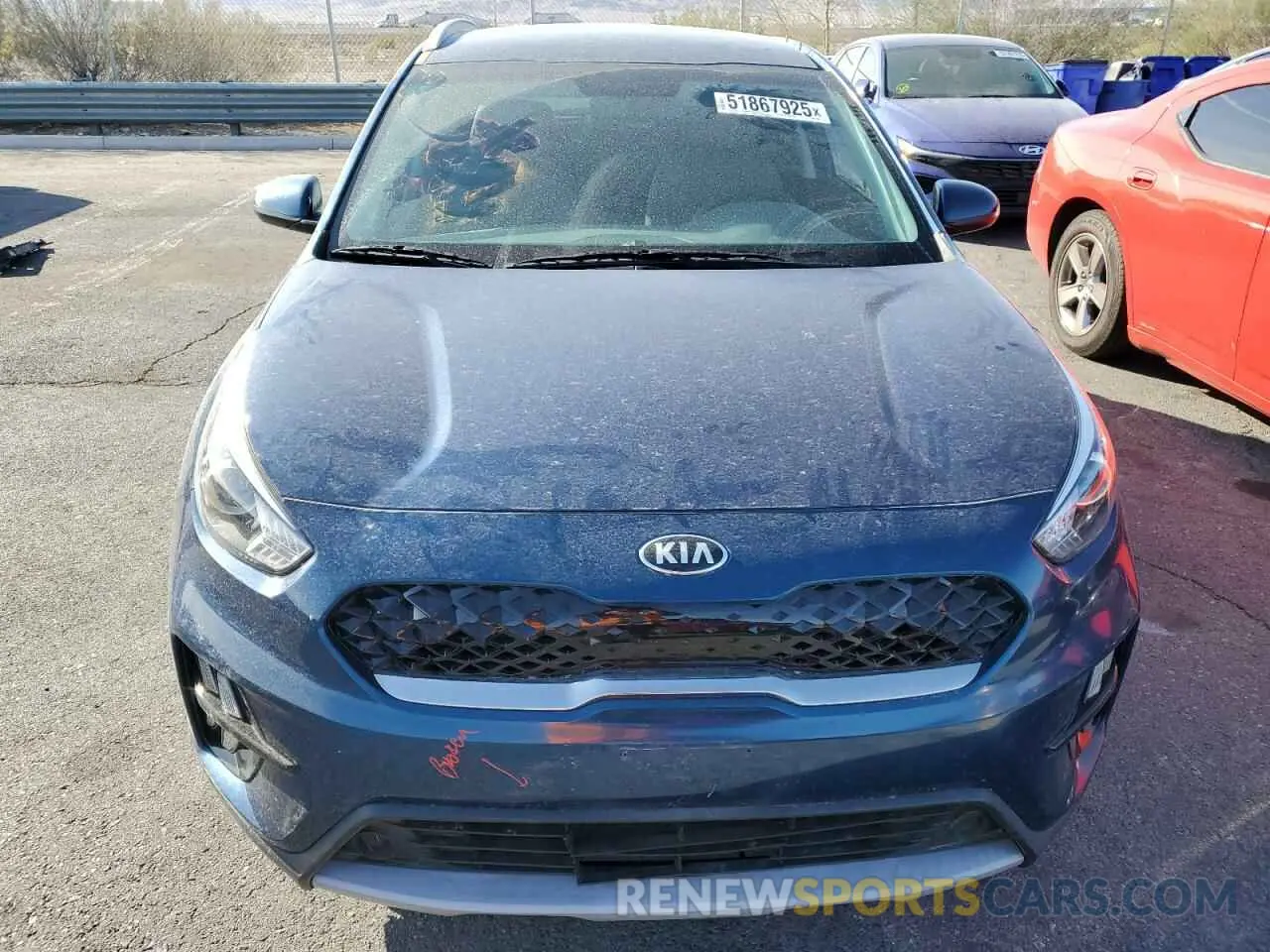 5 Photograph of a damaged car KNDCB3LC7L5394568 KIA NIRO 2020