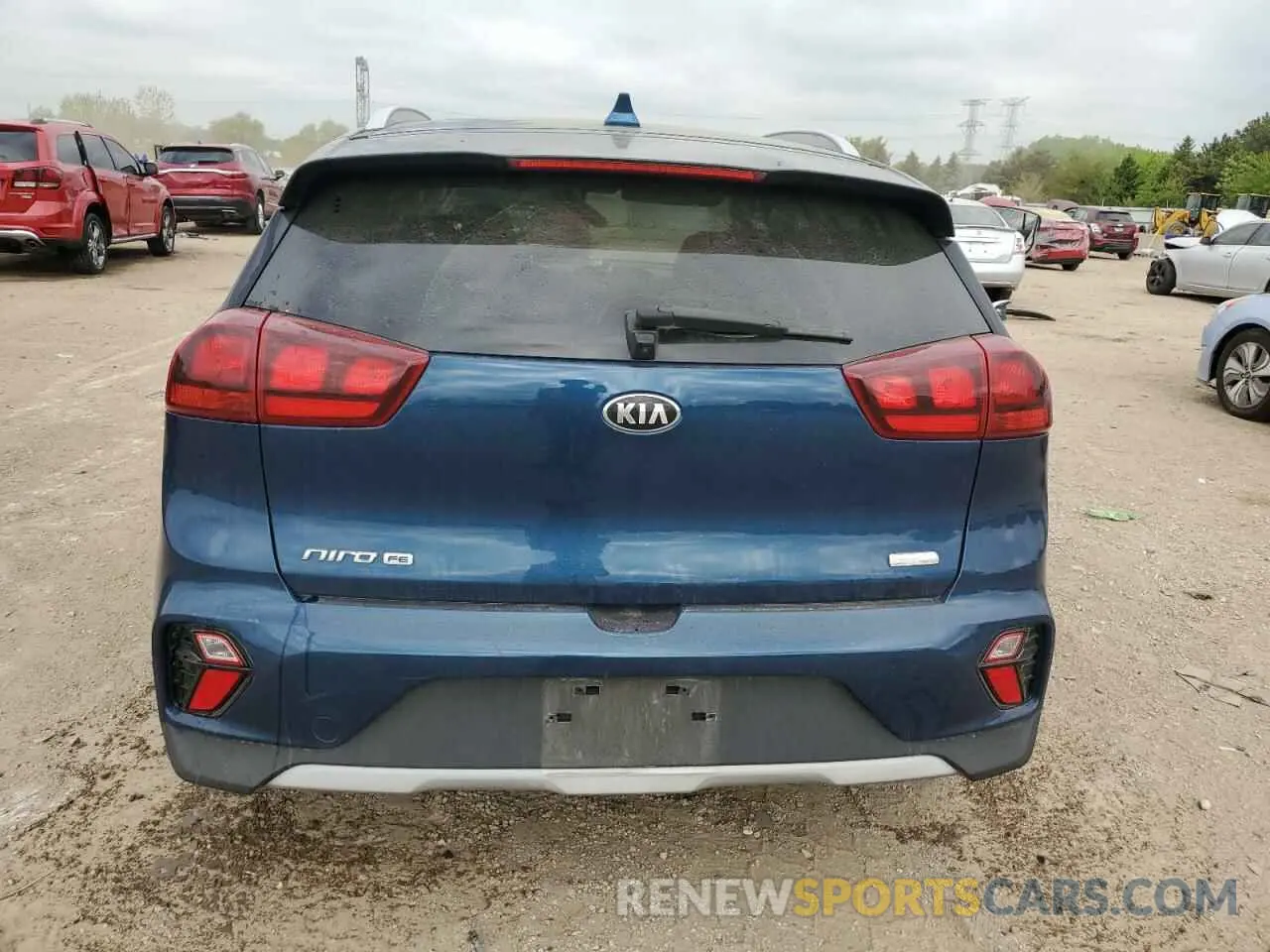 6 Photograph of a damaged car KNDCB3LC8L5425133 KIA NIRO 2020