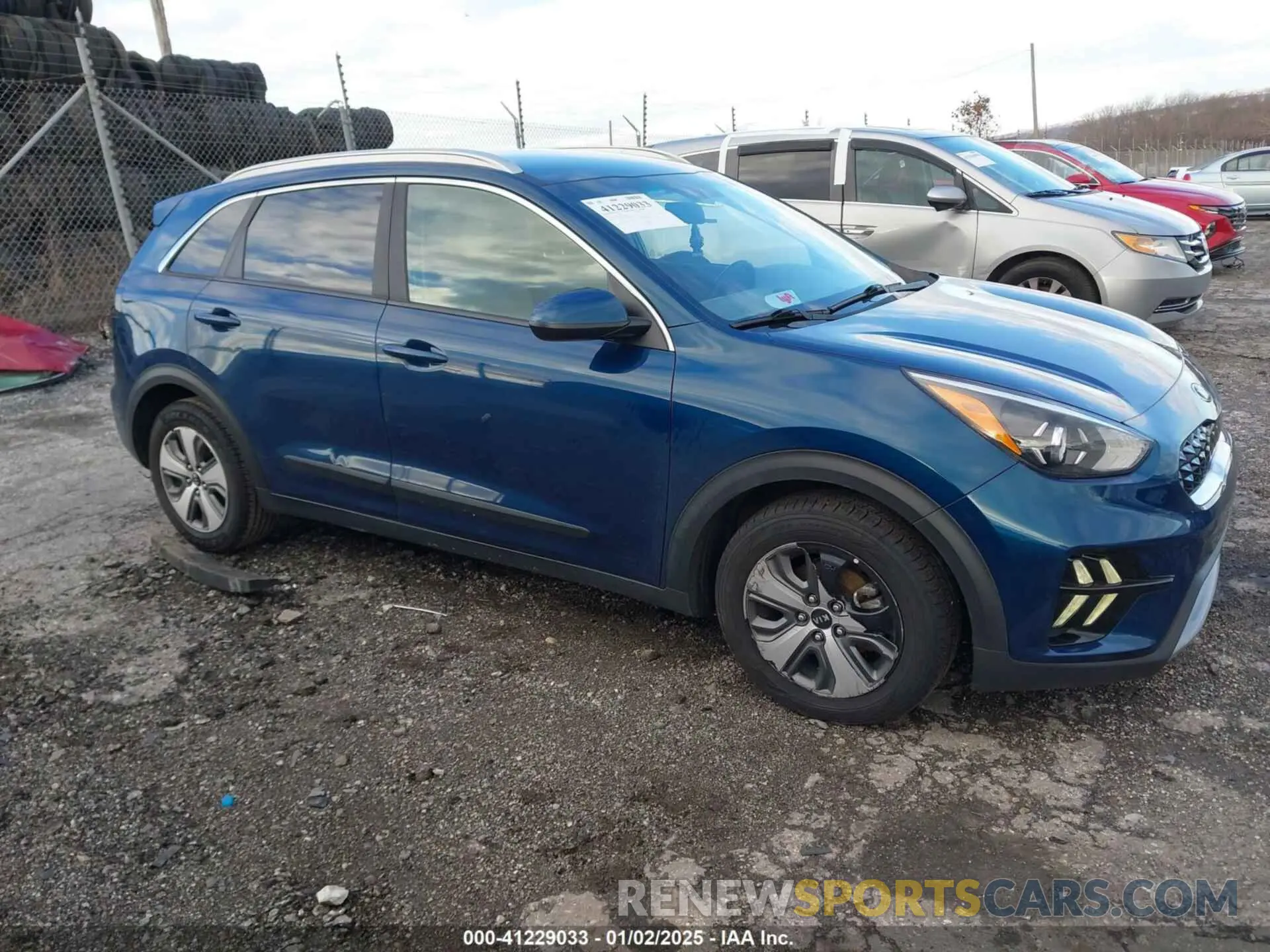 1 Photograph of a damaged car KNDCB3LC9L5360907 KIA NIRO 2020