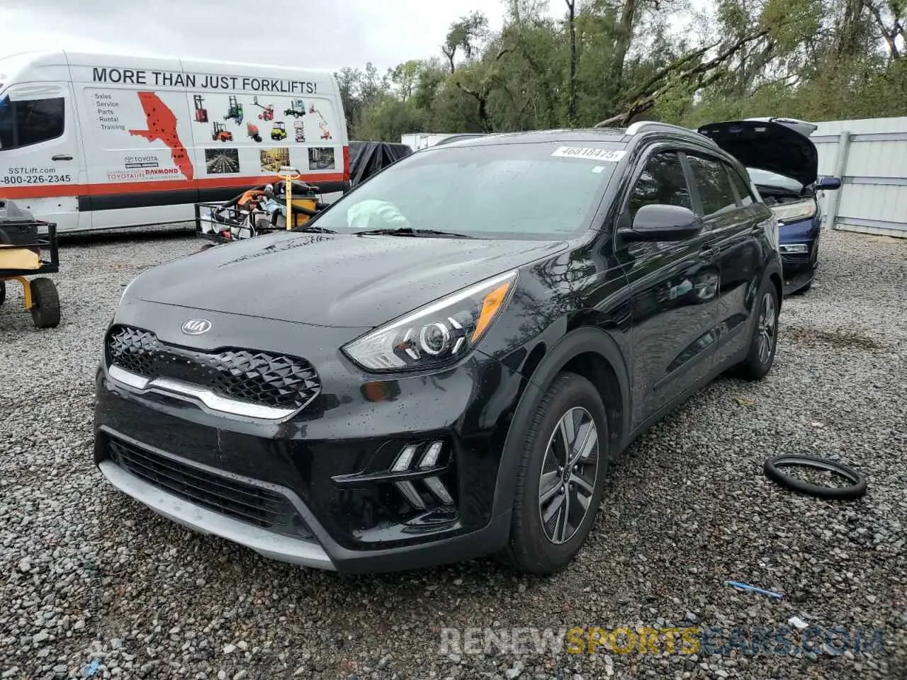 1 Photograph of a damaged car KNDCB3LCXL5392393 KIA NIRO 2020