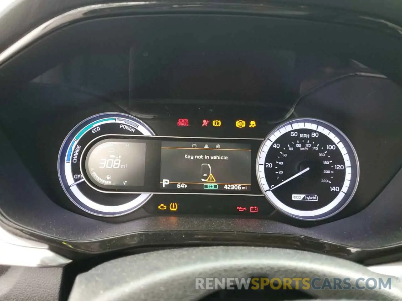 9 Photograph of a damaged car KNDCB3LCXL5392393 KIA NIRO 2020