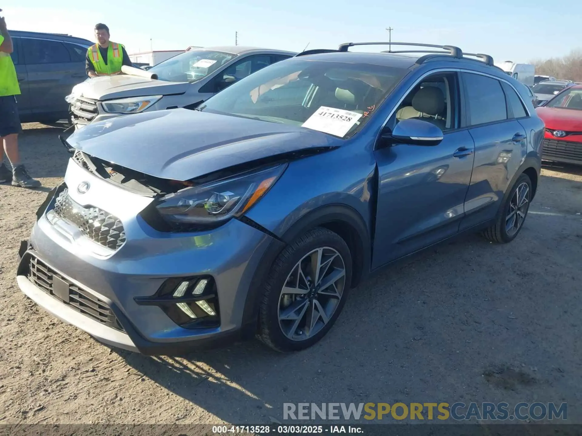 2 Photograph of a damaged car KNDCC3LC5L5421702 KIA NIRO 2020