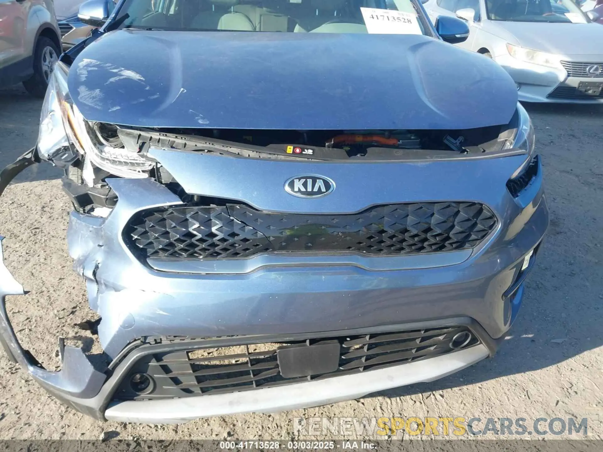 6 Photograph of a damaged car KNDCC3LC5L5421702 KIA NIRO 2020
