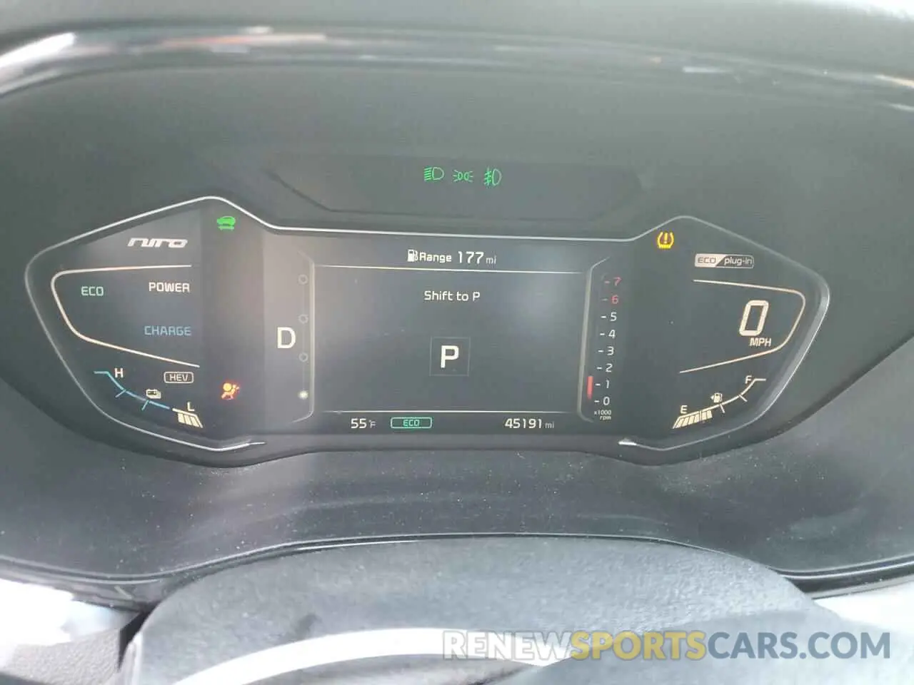 9 Photograph of a damaged car KNDCC3LD5L5364054 KIA NIRO 2020