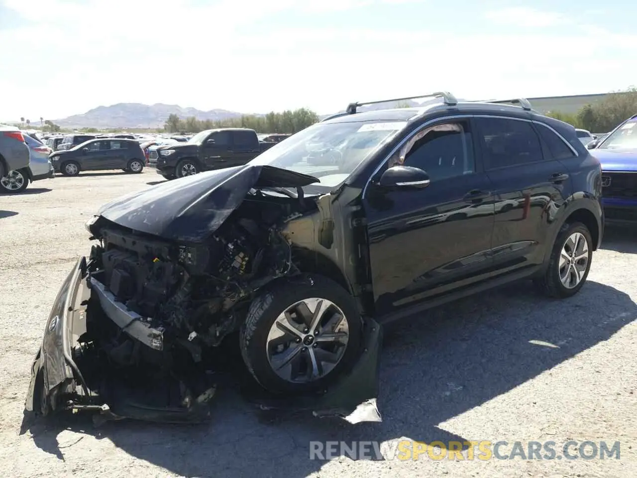 1 Photograph of a damaged car KNDCC3LG0L5080972 KIA NIRO 2020