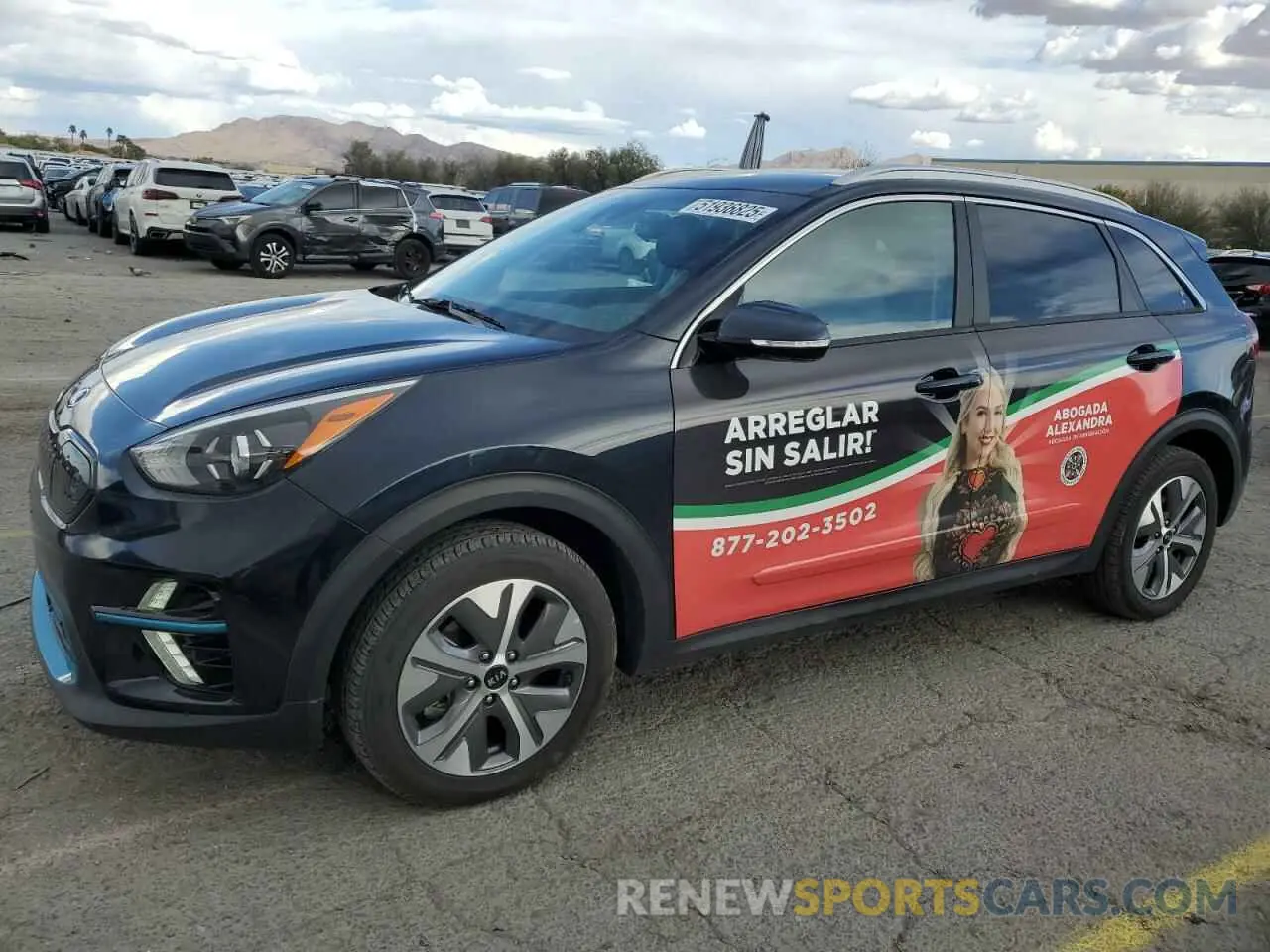 1 Photograph of a damaged car KNDCC3LG1L5074842 KIA NIRO 2020