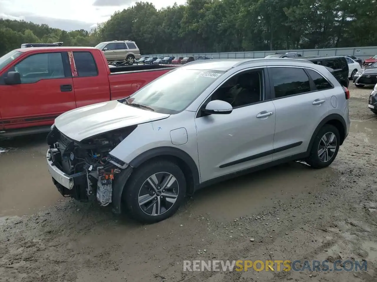 1 Photograph of a damaged car KNDCD3LD4L5387970 KIA NIRO 2020
