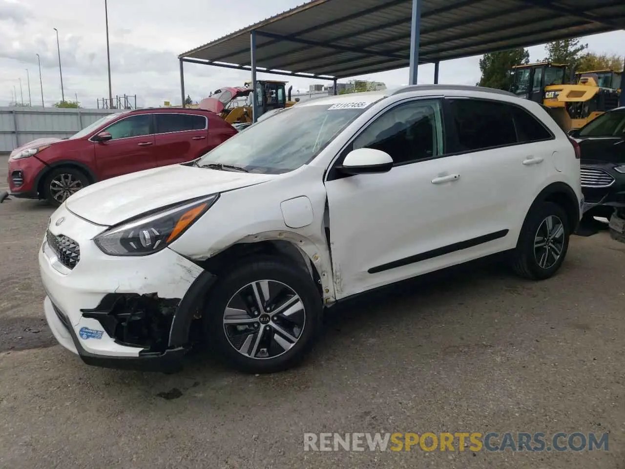 1 Photograph of a damaged car KNDCM3LD0L5433102 KIA NIRO 2020