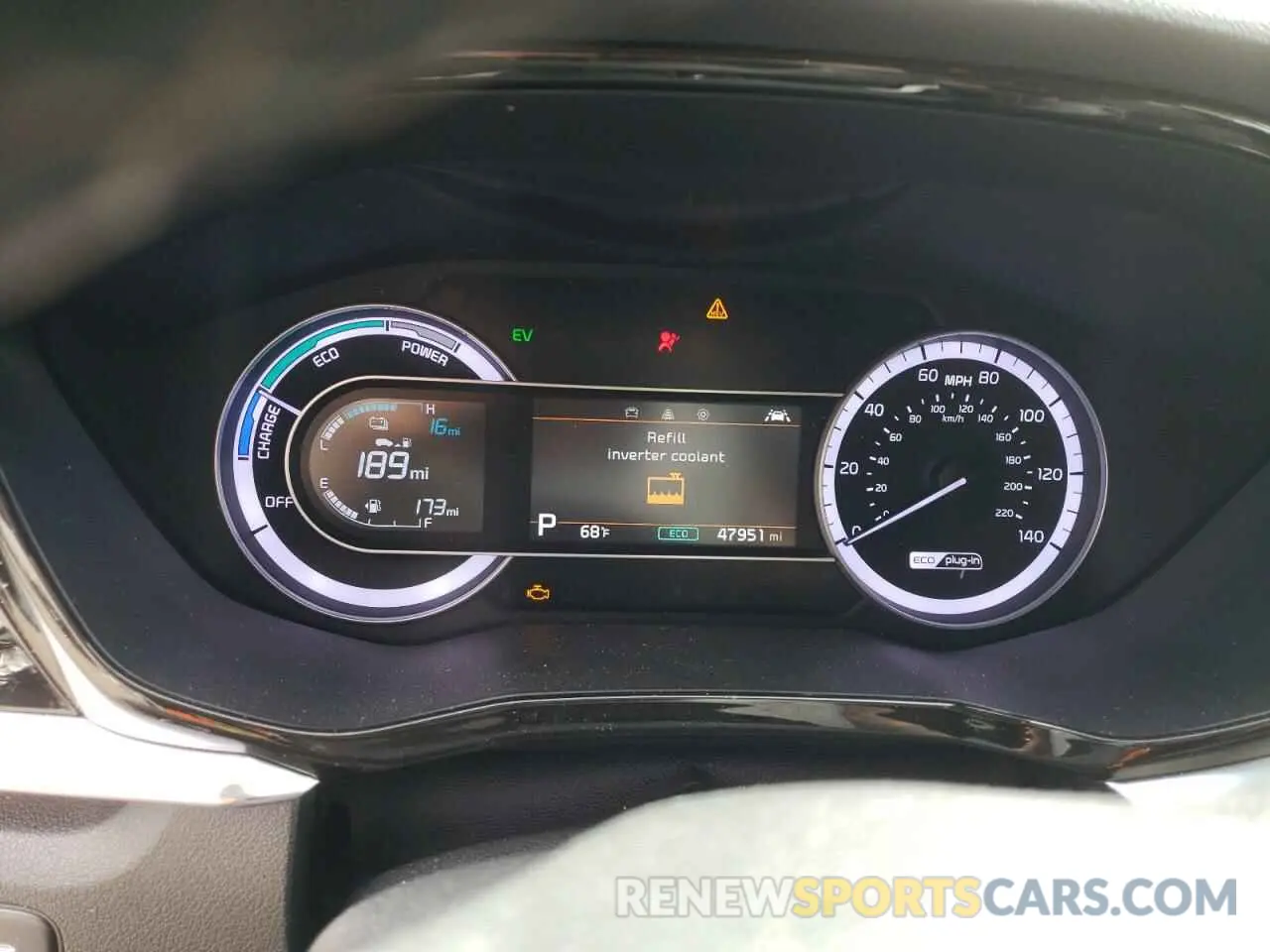 9 Photograph of a damaged car KNDCM3LD0L5433102 KIA NIRO 2020