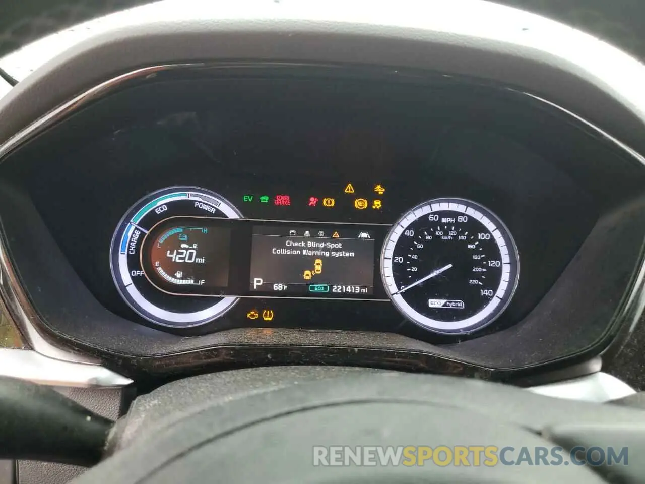 9 Photograph of a damaged car KNDCB3LC1M5475745 KIA NIRO 2021