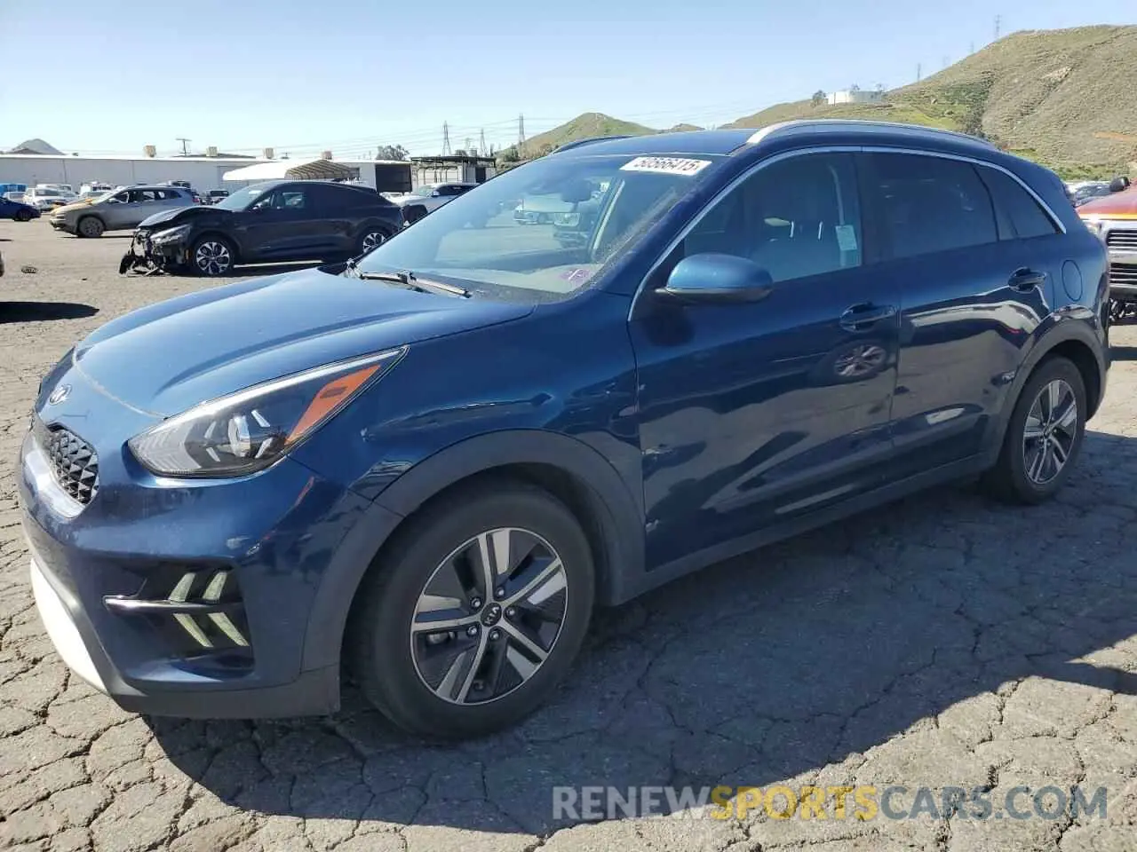 1 Photograph of a damaged car KNDCB3LC3M5471647 KIA NIRO 2021