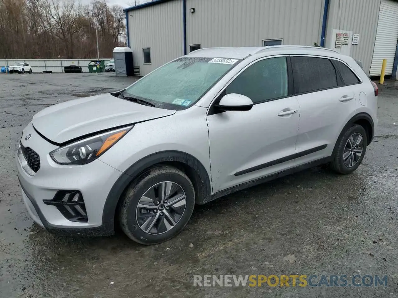1 Photograph of a damaged car KNDCB3LC7M5471375 KIA NIRO 2021