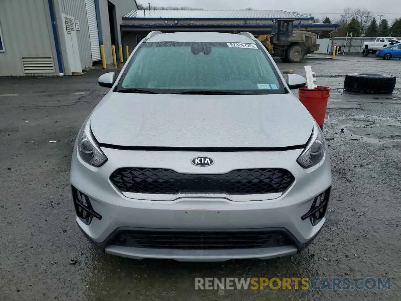 5 Photograph of a damaged car KNDCB3LC7M5471375 KIA NIRO 2021