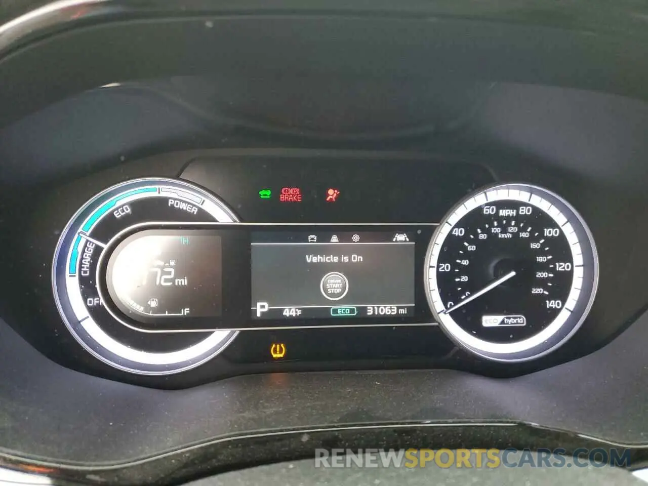 9 Photograph of a damaged car KNDCB3LC7M5471375 KIA NIRO 2021