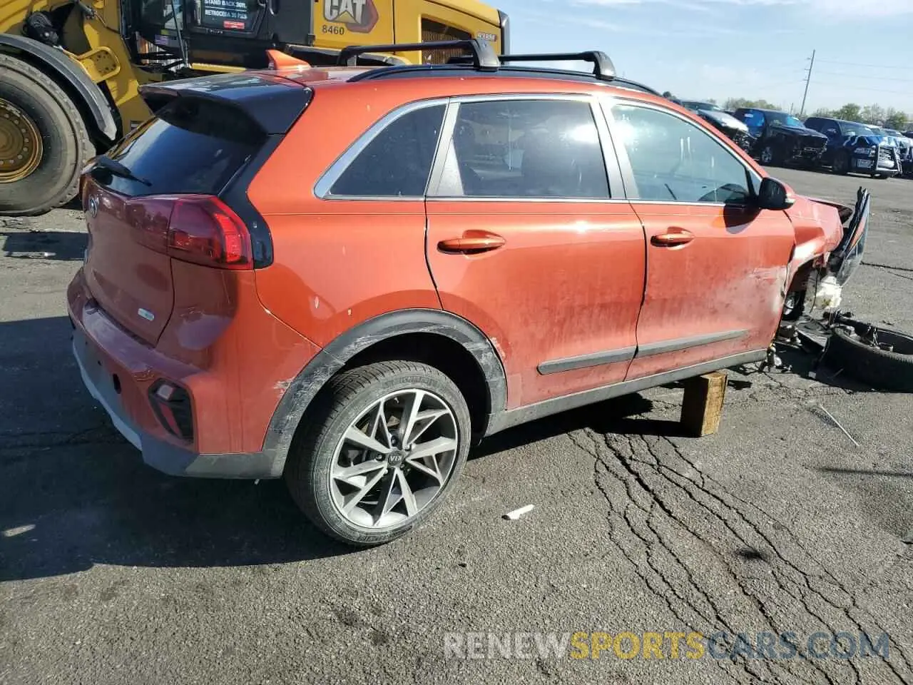 3 Photograph of a damaged car KNDCC3LC2M5473807 KIA NIRO 2021