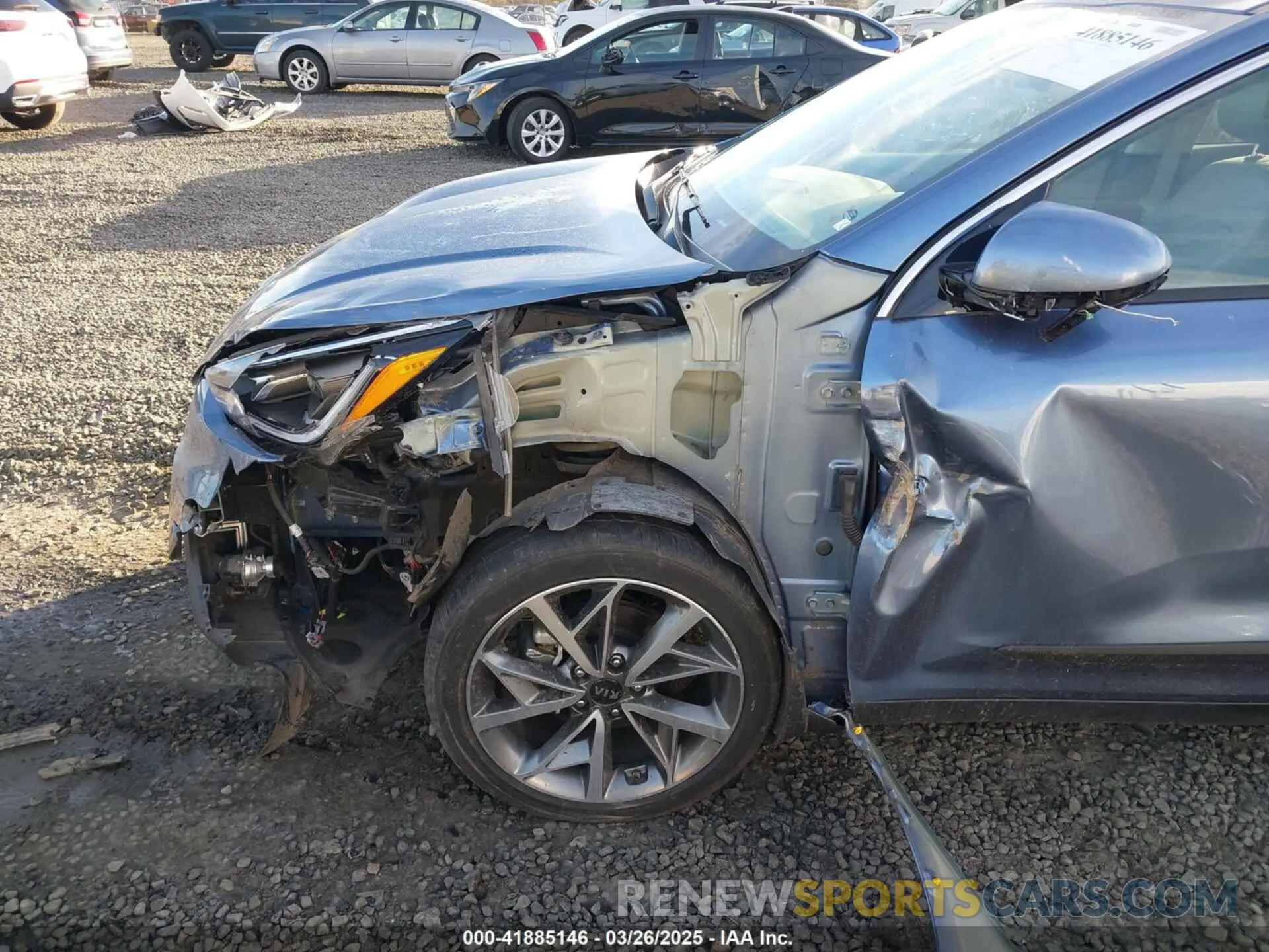 6 Photograph of a damaged car KNDCC3LC8M5480860 KIA NIRO 2021
