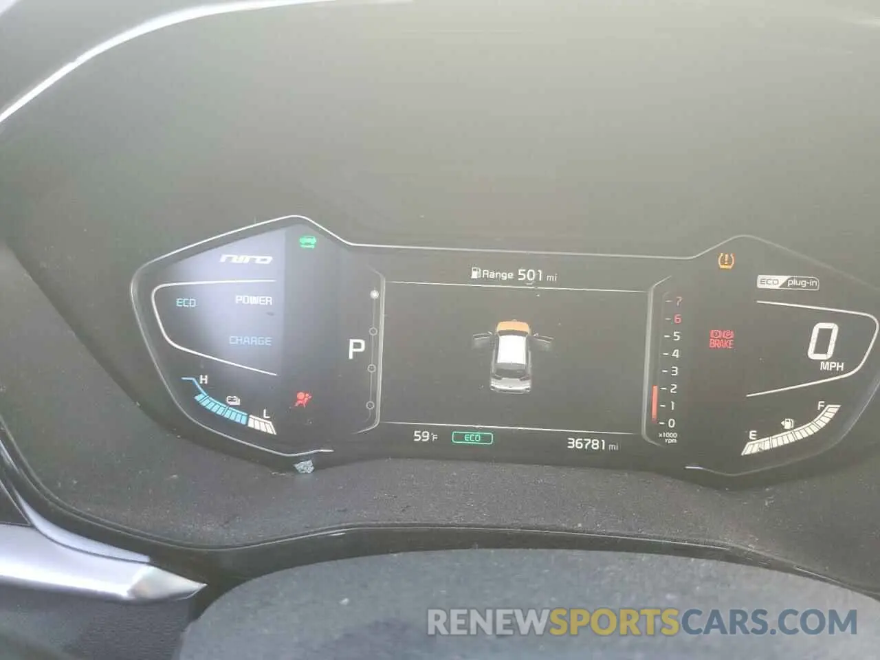 9 Photograph of a damaged car KNDCC3LD2M5485402 KIA NIRO 2021