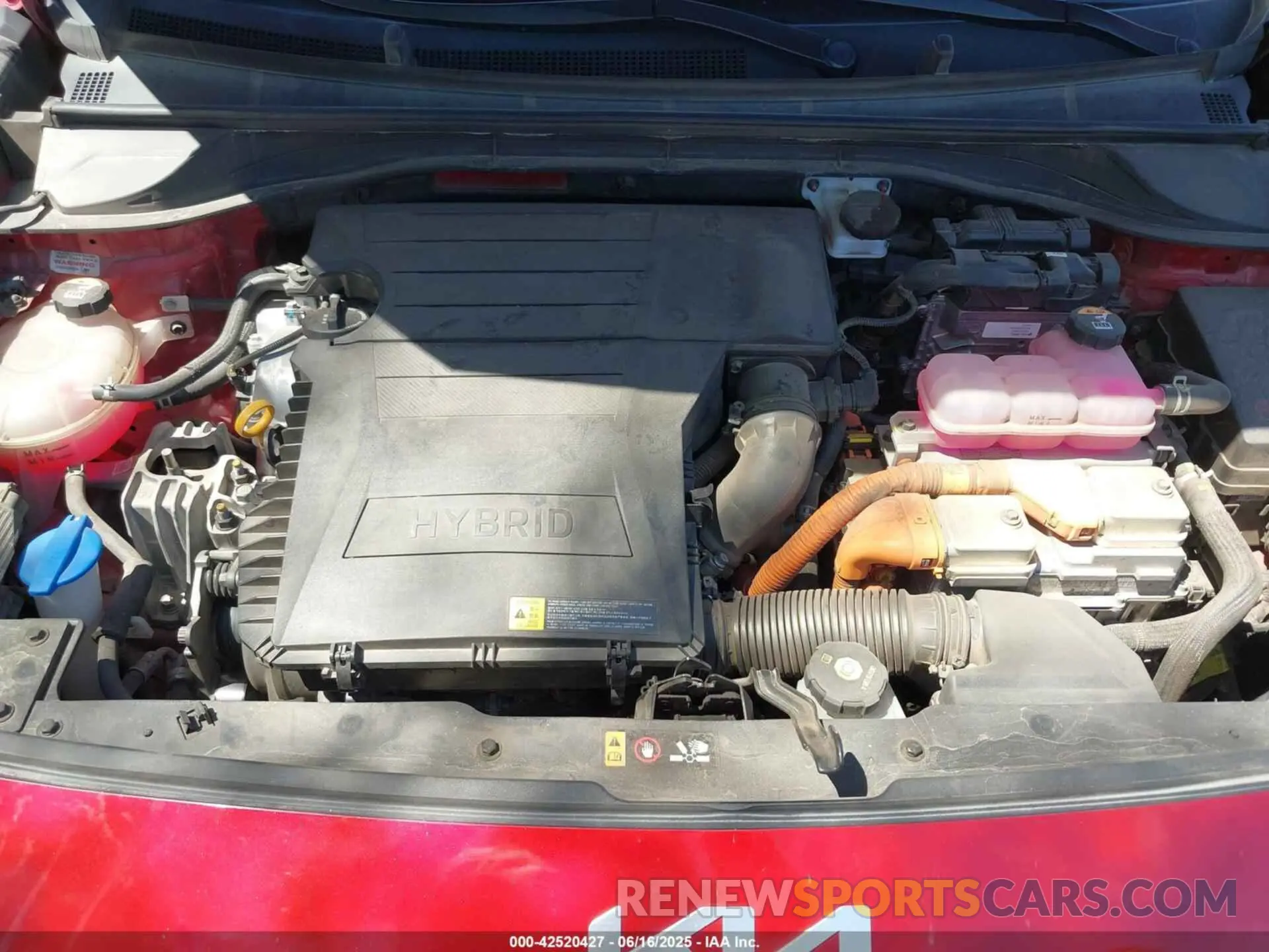 10 Photograph of a damaged car KNDCB3LC0N5548587 KIA NIRO 2022