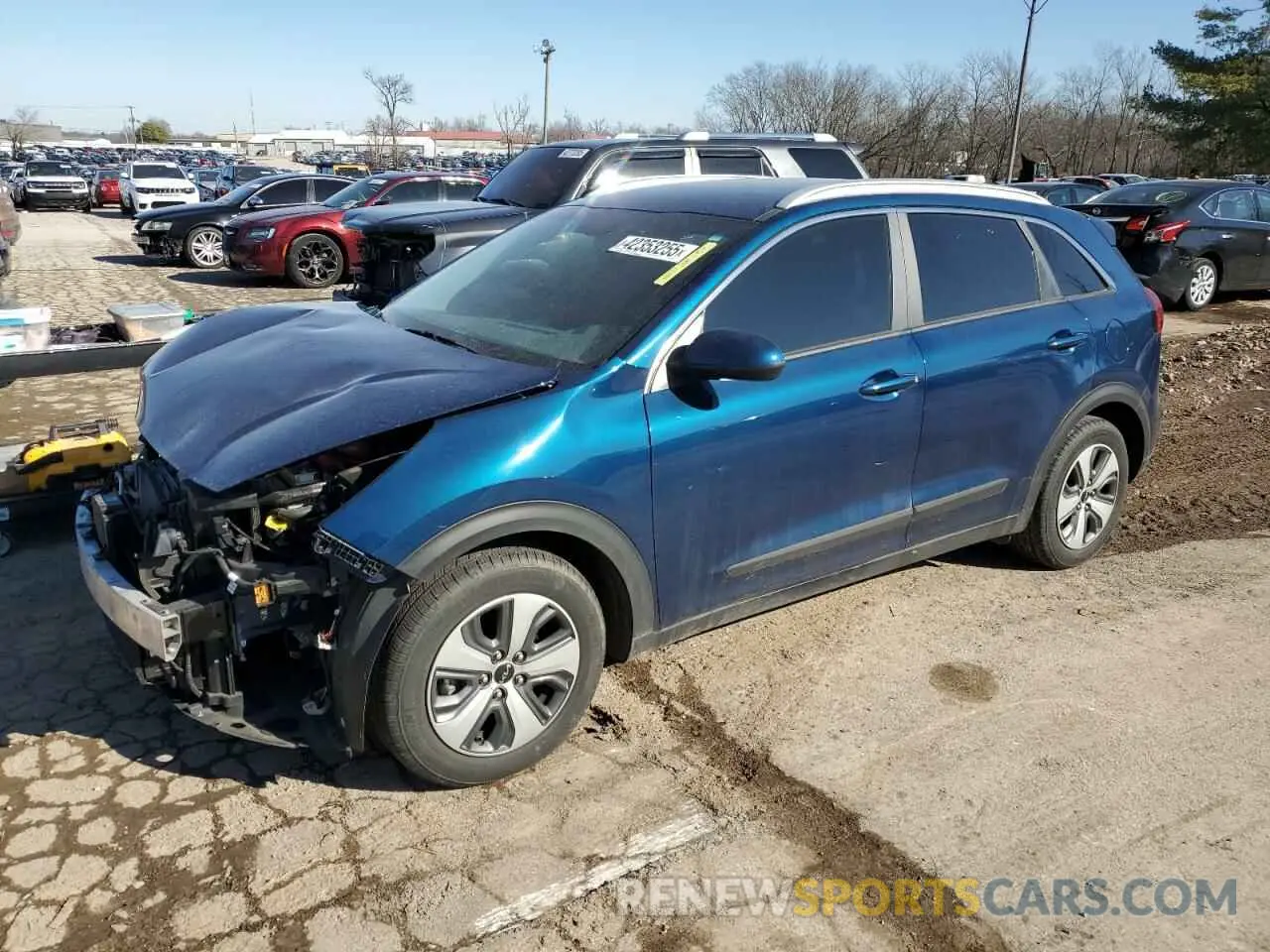 1 Photograph of a damaged car KNDCB3LC1N5532916 KIA NIRO 2022