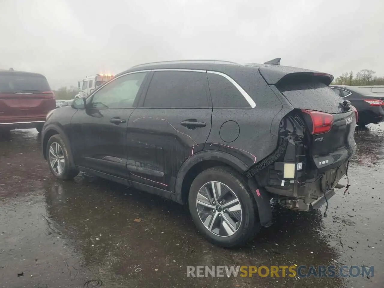 2 Photograph of a damaged car KNDCB3LC3N5534067 KIA NIRO 2022