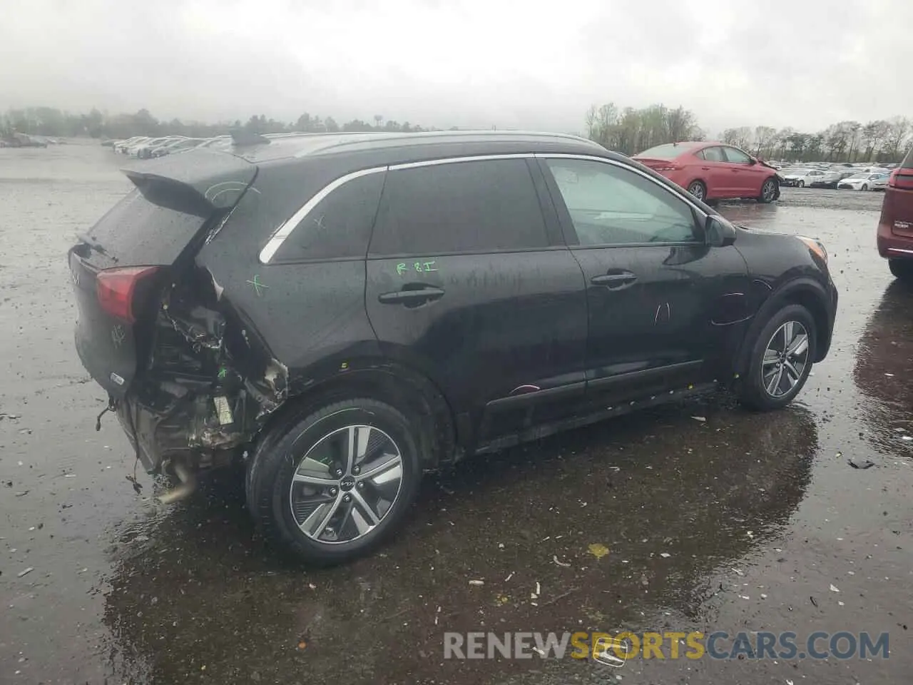 3 Photograph of a damaged car KNDCB3LC3N5534067 KIA NIRO 2022