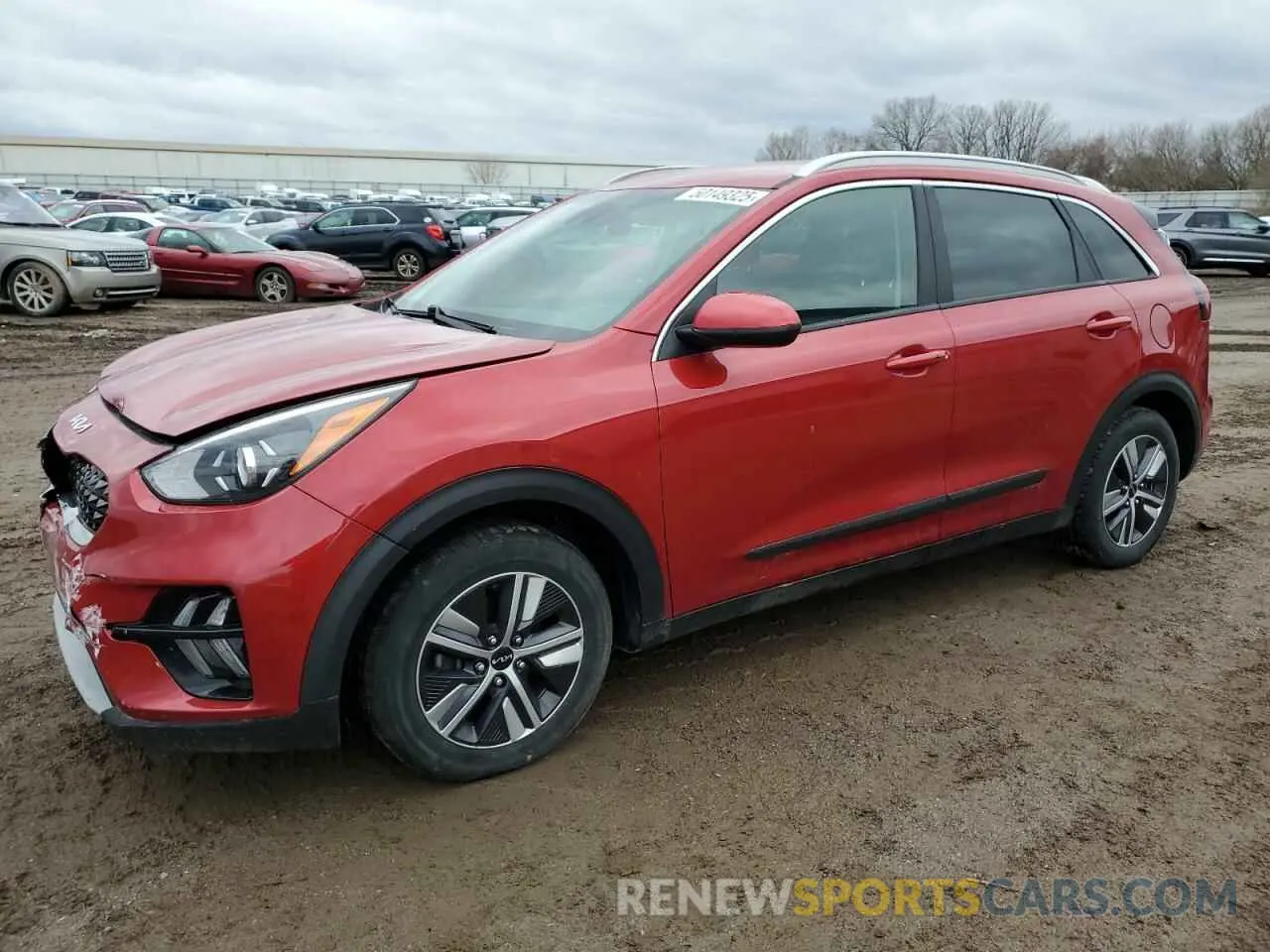 1 Photograph of a damaged car KNDCB3LC4N5509498 KIA NIRO 2022
