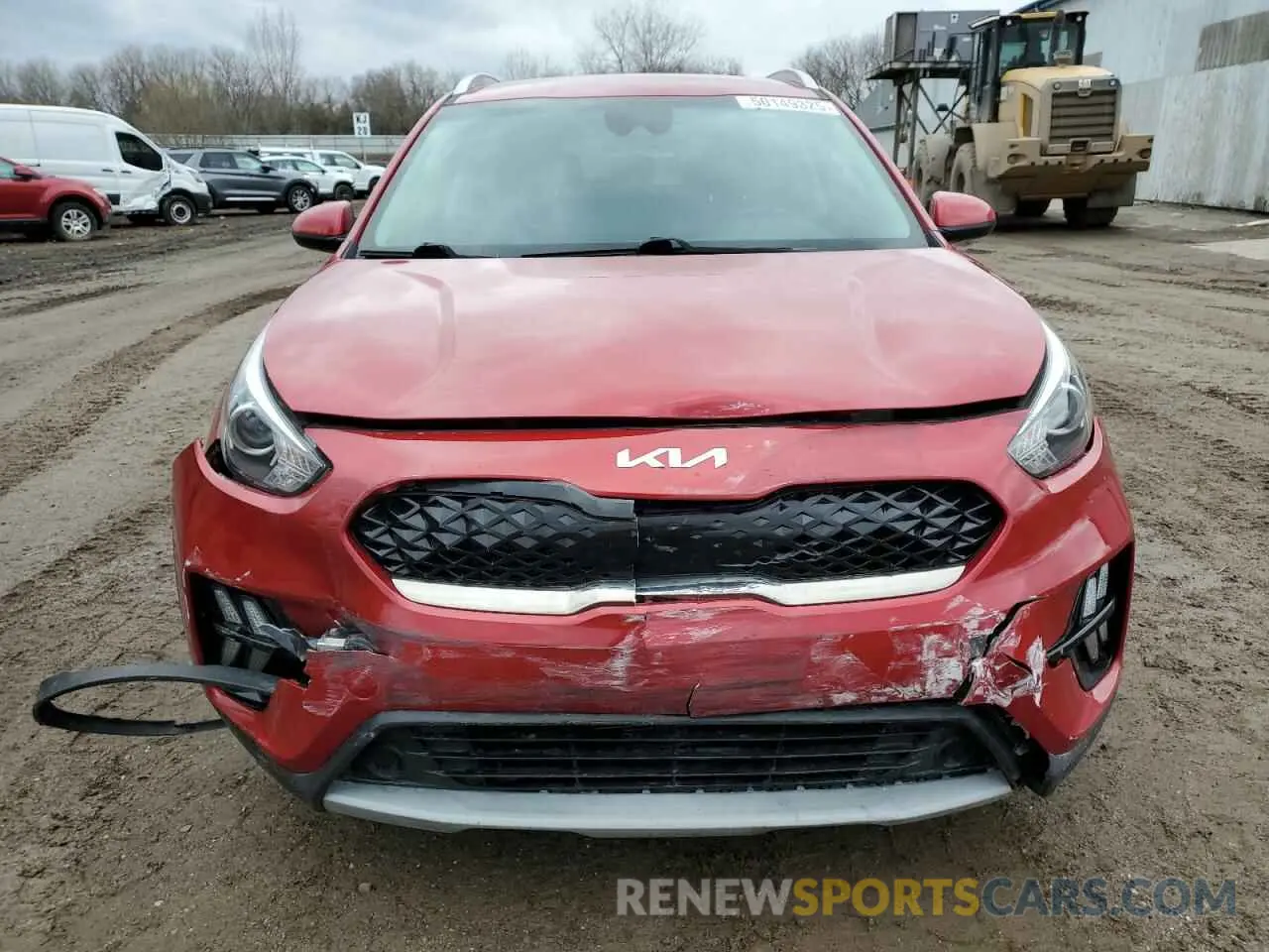 5 Photograph of a damaged car KNDCB3LC4N5509498 KIA NIRO 2022