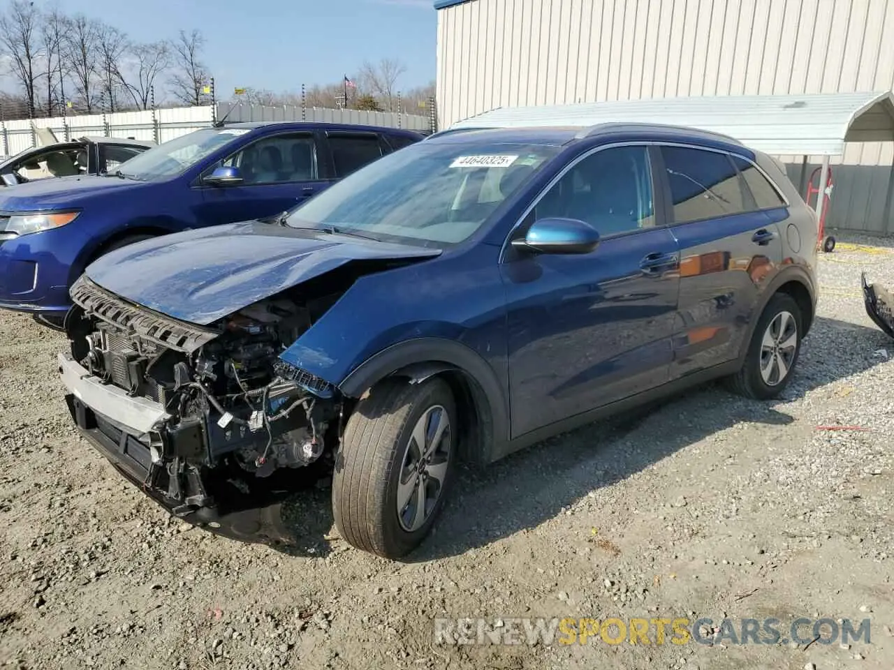 1 Photograph of a damaged car KNDCB3LC5N5539268 KIA NIRO 2022