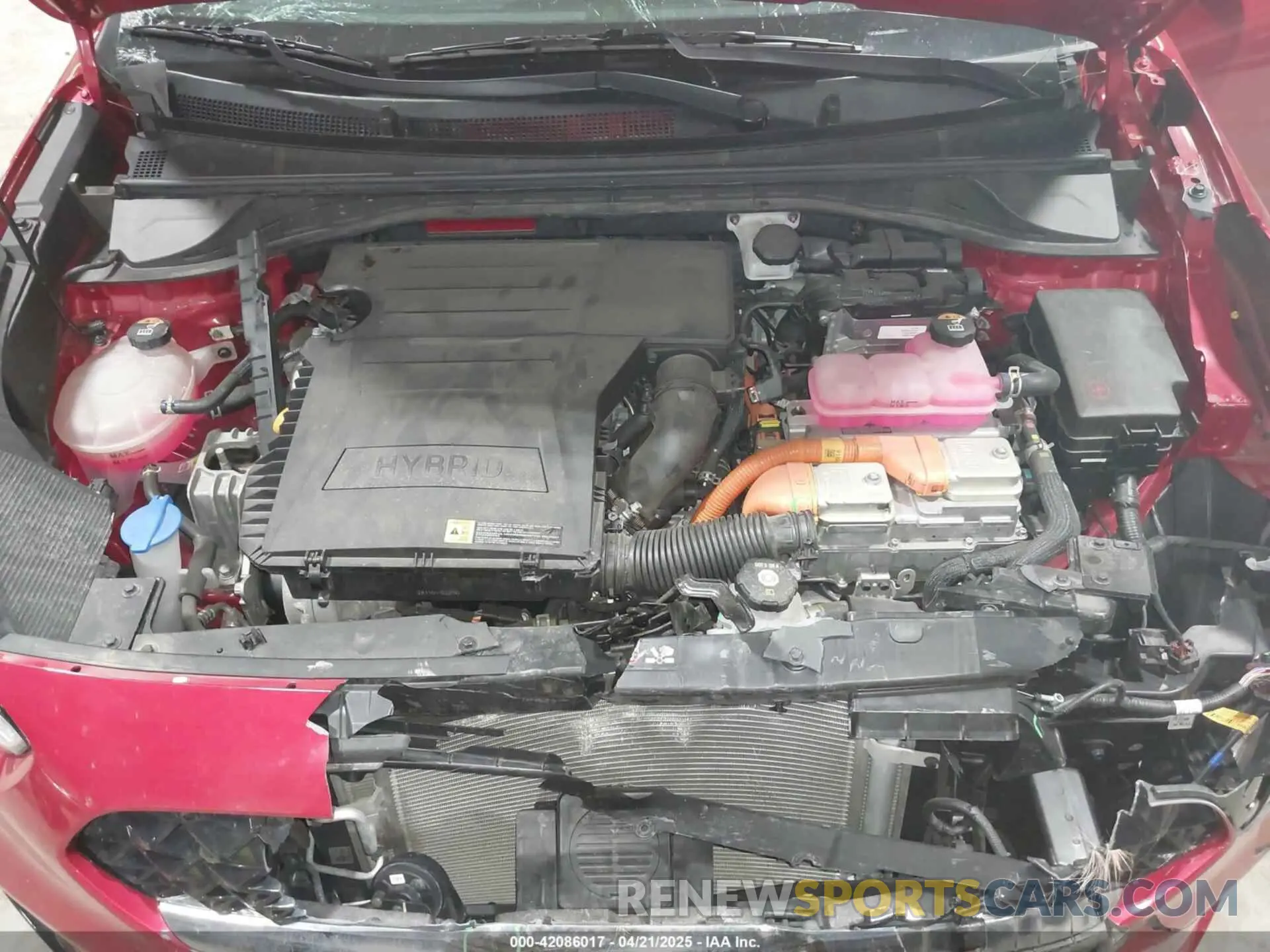 10 Photograph of a damaged car KNDCB3LC5N5540355 KIA NIRO 2022